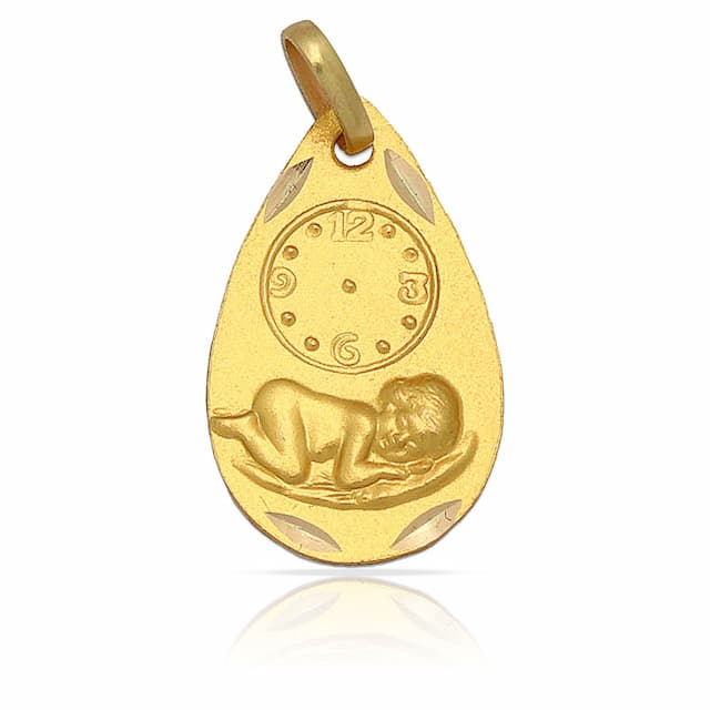 Imagen del productoMEDALLA ORO 18KL RELOJ - 12X20 MM