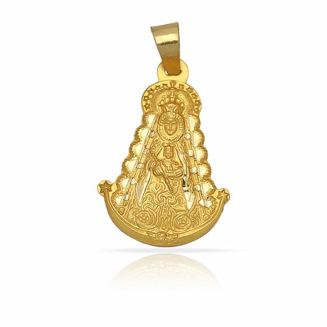 Imagen del productoMEDALLA ORO 18KL V. DEL ROCIO - 19x28MM