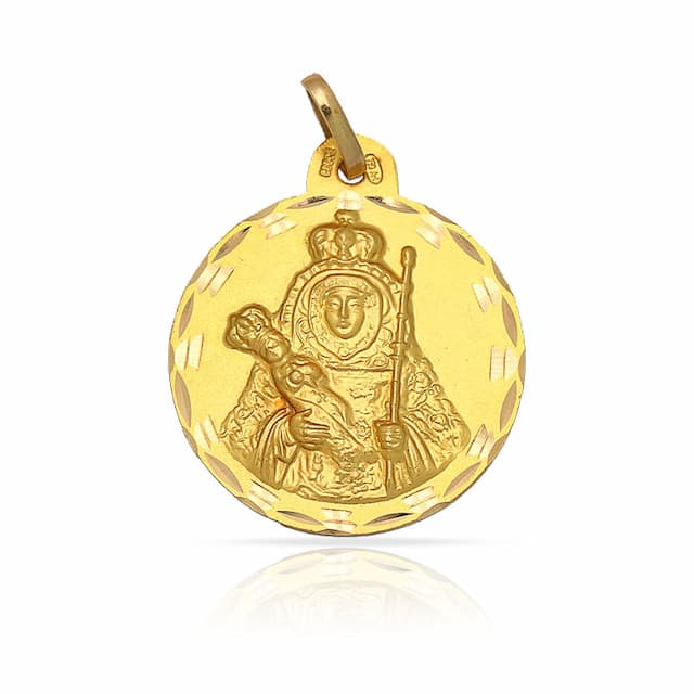 Imagen del productoMEDALLA ORO 18KL V. CANDELARIA - 15MM