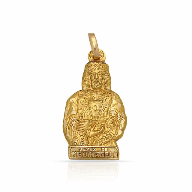 Imagen del productoMEDALLA ORO 18KL CRISTO MEDINACELI - 10x18MM