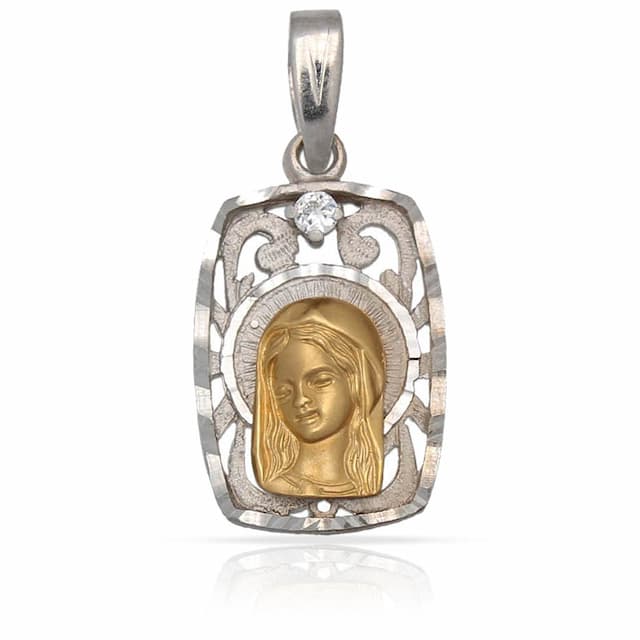 Imagen del producto MEDALLA ORO 18KL VIRGEN NIÑA DE 13X21MM