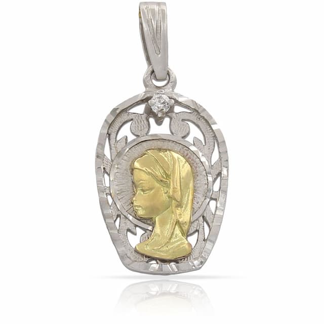 Imagen del productoMEDALLA ORO 18KL VIRGEN NIÑA - 13X21MM