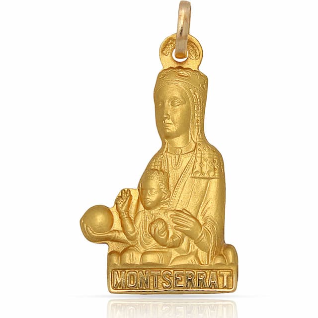 Imagen del productoMEDALLA ORO 18KL V. DE MONTSERRAT - 17X29MM