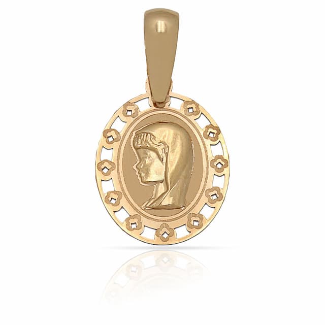 Imagen del productoMEDALLA ORO 18KL VIRGEN NIÑA -13X17MM