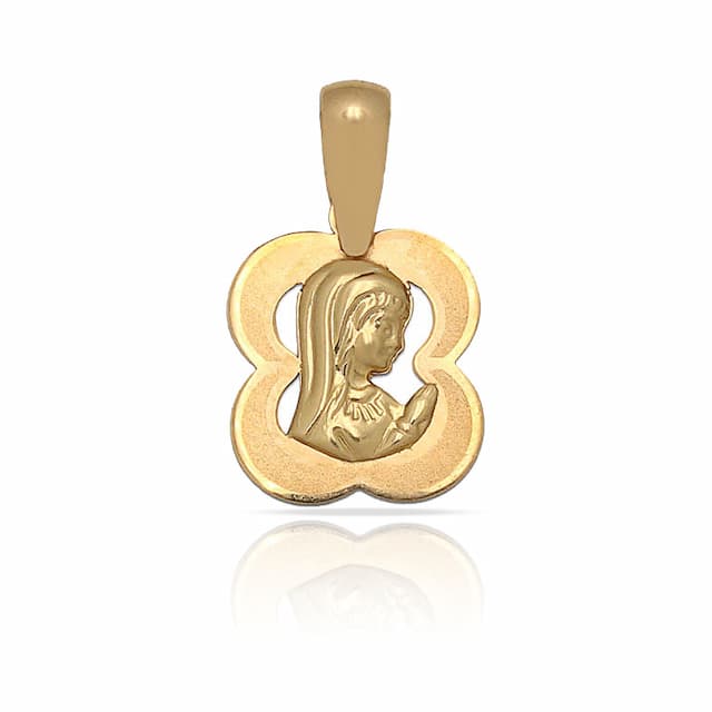 Imagen del productoMEDALLA ORO 18KL VIRGEN NIÑA - 11X13 MM