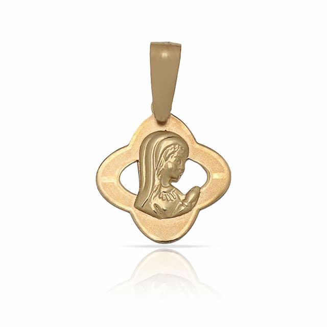 Imagen del productoMEDALLA ORO 18KL VIRGEN NIÑA - 13X14MM