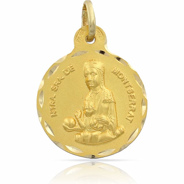 Imagen del productoMEDALLA ORO 18KL V. MONSERRAT - 19MM
