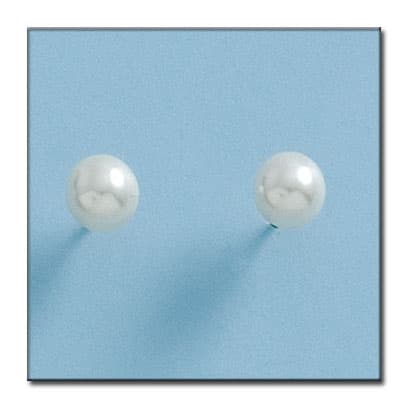 Imagen del producto PENDIENTES ORO 18KL PERLAS SHELL - 6MM