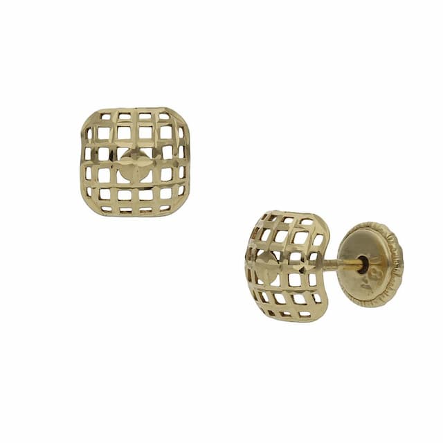 Imagen del productoPENDIENTES ORO 18KL CUADRADOS - 6MM