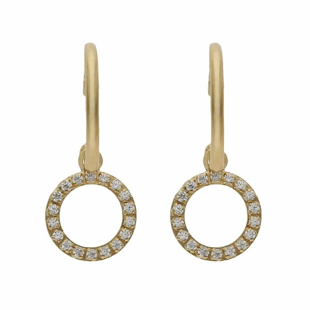 Imagen del productoAROS ORO 18KL CIRCULO CIRCONITA - 5.50MM