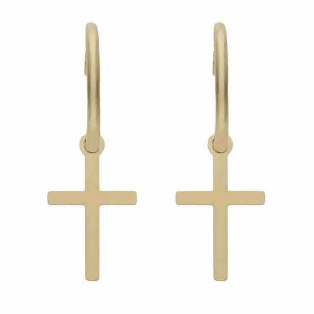 Imagen del productoAROS ORO 18KL CRUZ - 5.50MM