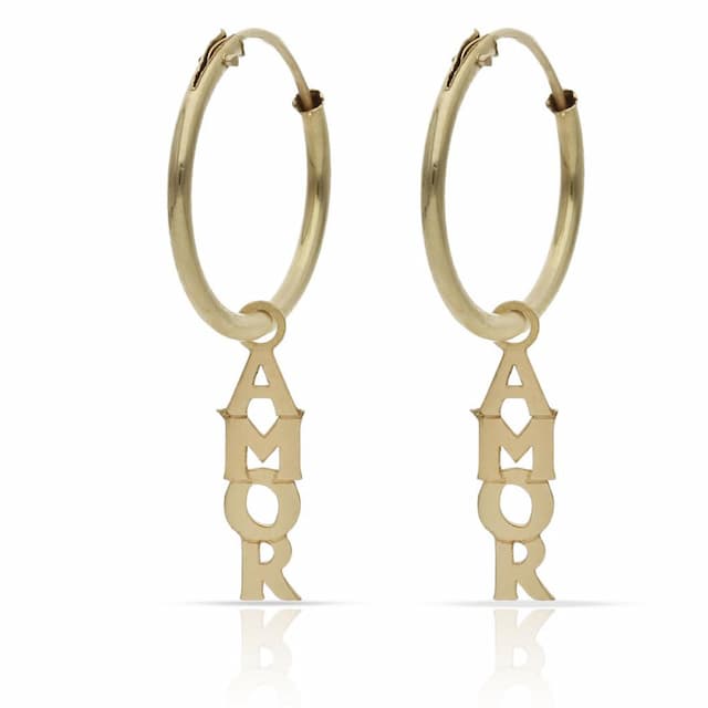 Imagen del productoAROS ORO 18KL - AMOR