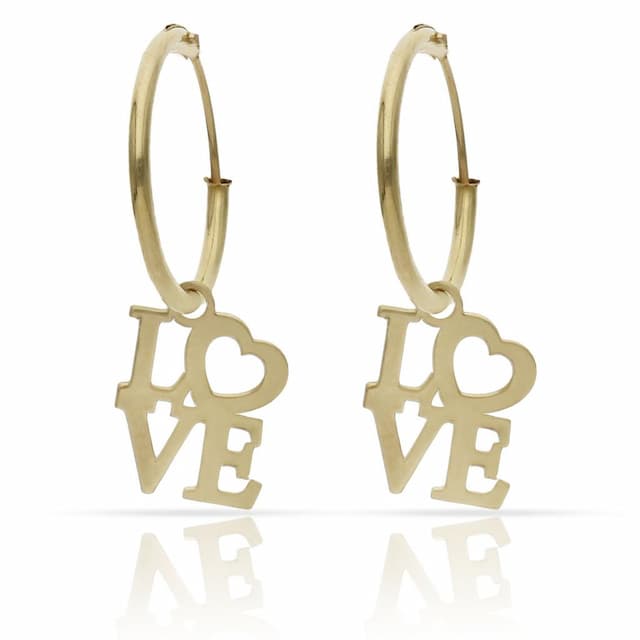 Imagen del producto AROS ORO 18KL - LOVE