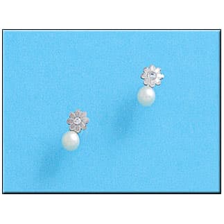 Imagen del productoPENDIENTES ORO BLANCO 18KL MARGARITA