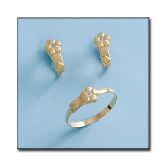 Imagen del productoPENDIENTES ORO 18KL FLOR