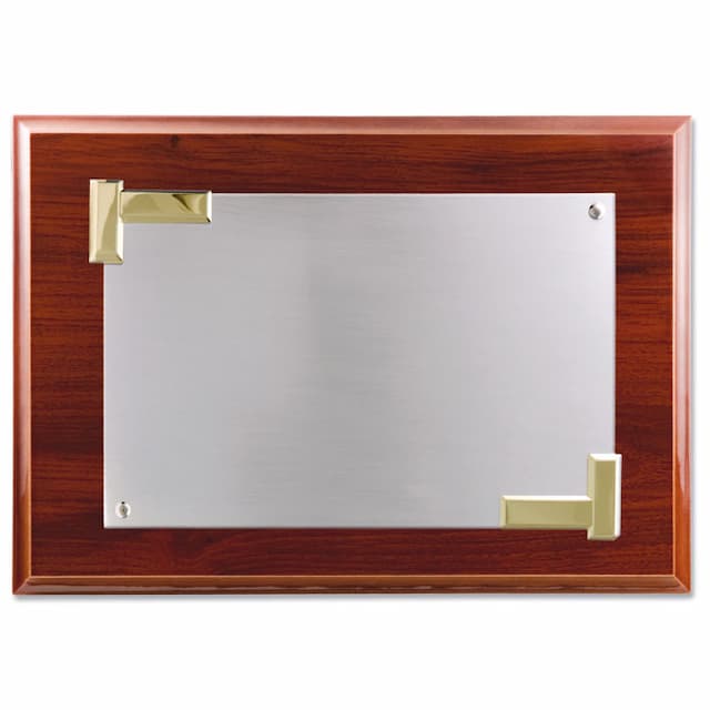 Imagen del producto PLACA HOMENAJE METAL PLATEADO - AGOTADO