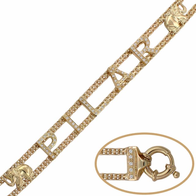 Imagen del productoPULSERA ORO 18KL NOMBRE CIRCONITAS