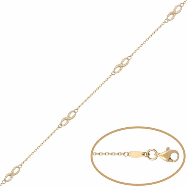 Imagen del producto PULSERA ORO 18KL - 4 INFINITOS