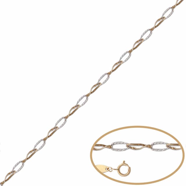 Imagen del productoPULSERA ORO 18KL BICOLOR