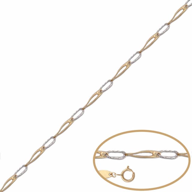 Imagen del productoPULSERA ORO 18KL BICOLOR