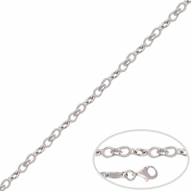 Imagen del producto PULSERA ORO BLANCO 18KL INFINITOS