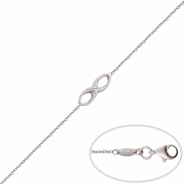 Imagen del producto PULSERA ORO BLANCO 18KL INFINITO