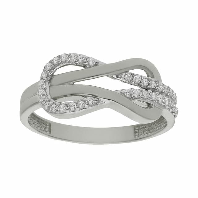 Imagen del productoSORTIJA ORO BLANCO 18KL INFINITO CIRCONITAS