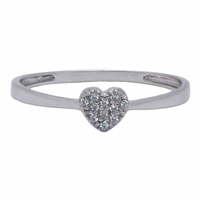 Imagen del productoSORTIJA CORAZON ORO BLANCO 18KL 