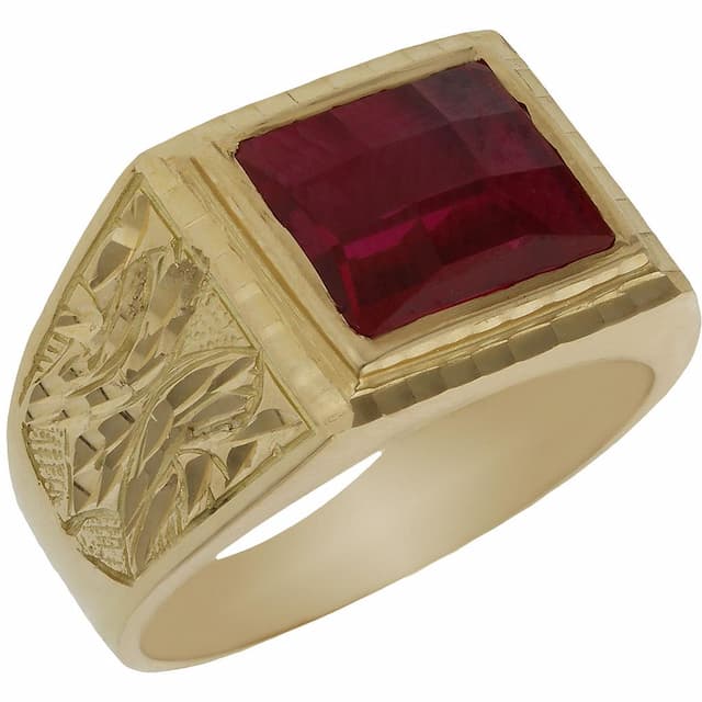 Imagen del productoSELLO ORO 18KL PIEDRA ROJA