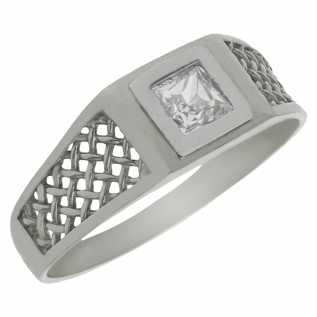 Imagen del productoSOLITARIO ORO BLANCO 18KL